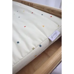 Σεντόνι για στρώμα αλλάγματος μωρού Gloop! Colorful Stars 80x50 cm image-3