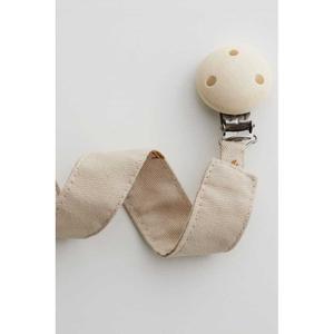 Fabric baby pacifier clip Gloop! Safari
