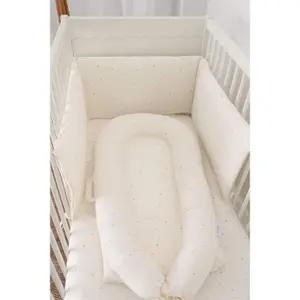 Protector de cuna Gloop! Soft Sky 190x35 cm image-2