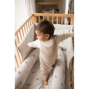 Tour de lit bébé Gloop! Zebra 190x35 cm image-1