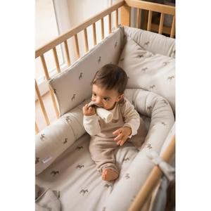 Tour de lit bébé Gloop! Zebra 190x35 cm image-2
