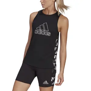 Camiseta de tirantes para mujer adidas Own The Run Celebration image-4