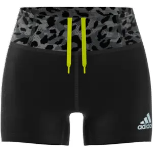 Pantalones cortos de mujer adidas Fast Primeblue Graphic Booty image-4