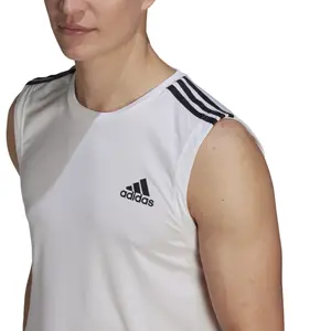 Camiseta de tirantes adidas Aeroready Designed To Move Sport 3-Bandes image-6