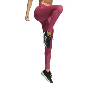 Damen-Leggings adidas TechFit Long 3 Bar Branded image-3