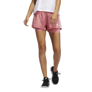 Pantalones cortos de mujer adidas Pacer 3-Bandes Woven Two-in-One image-2