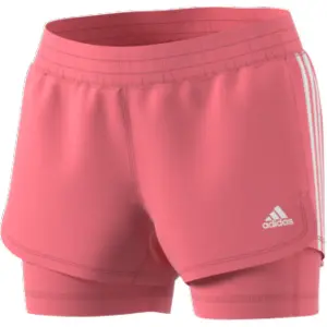 Pantalones cortos de mujer adidas Pacer 3-Bandes Woven Two-in-One image-3