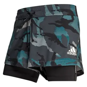 Pantaloncini da donna adidas ZNE AOP Aeroready image-1