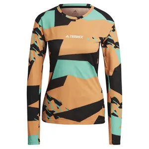 Camiseta de manga larga para mujer adidas Terrex Primeblue Trail Graphic image-0