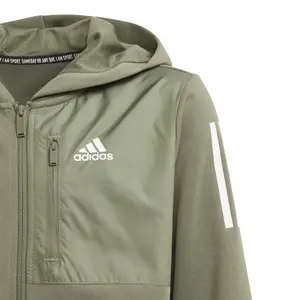 Chaqueta para niños adidas Aeroeady Fabric-Mix Full Zip Track Top image-2