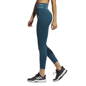 Leggings de cintura alta para mujer adidas Training Branded Aeroknit 7/8 image-3