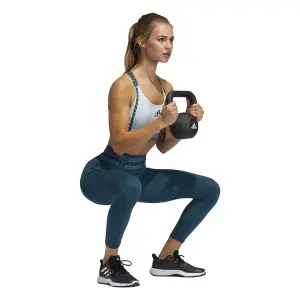 Leggings de cintura alta para mujer adidas Training Branded Aeroknit 7/8 image-4