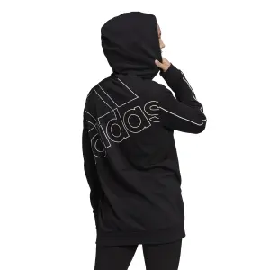 Chaqueta con capucha y cremallera para mujer adidas Essentials Giant Logo image-4