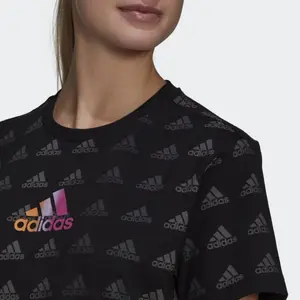 Women's T-shirt adidas Gradient Logo Boyfriend image-3