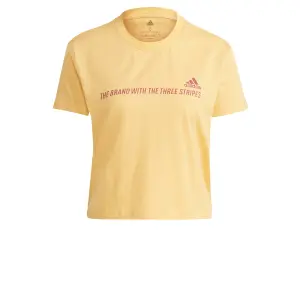 Camiseta de mujer adidas Gradient Logo Cropped image-0