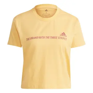 Camiseta de mujer adidas Gradient Logo Cropped image-1