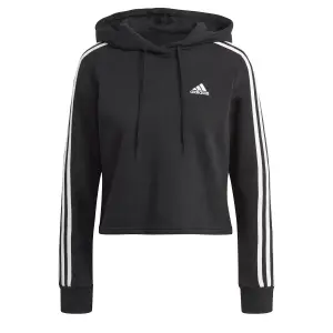 Kurzes Kapuzensweatshirt für Frauen adidas Essentials 3-Bandes image-0