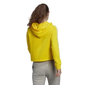 Felpa corta con cappuccio da donna adidas Essentials 3-Bandes image-4