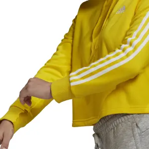 Felpa corta con cappuccio da donna adidas Essentials 3-Bandes image-5