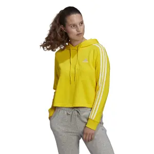 Felpa corta con cappuccio da donna adidas Essentials 3-Bandes image-2