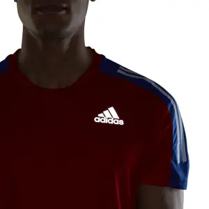 Camiseta adidas Own The Run 3-Bandes Running image-6