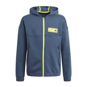 Felpa con cappuccio per bambini con zip adidas Comfort image-0