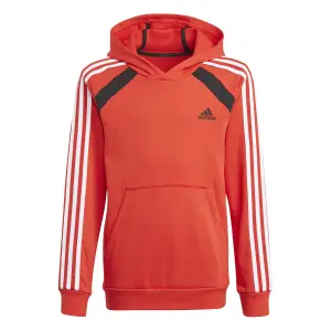 Sudadera con capucha para niños adidas Comfort Colorblock image-6
