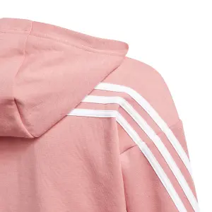 Felpa con cappuccio per bambini con zip adidas 3-Bandes image-4