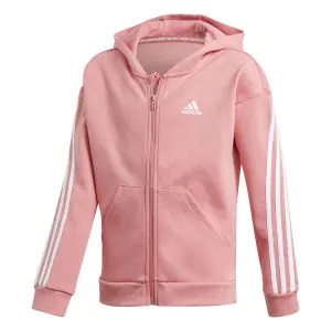 Felpa con cappuccio per bambini con zip adidas 3-Bandes image-0