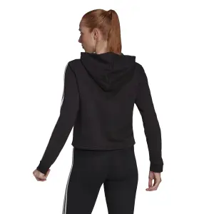 Kurzes Kapuzensweatshirt für Frauen adidas Essentials Logo Colorblock Fleece image-1