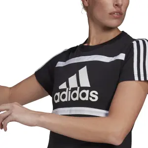 Camiseta de mujer adidas Essentials Logo Colorblock Cotton image-6
