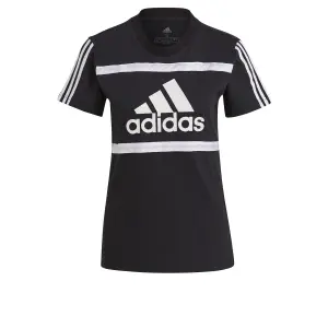Camiseta de mujer adidas Essentials Logo Colorblock Cotton image-0