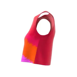Maillot corto de mujer adidas Farm Tie-Dye Imprimé Aeroready image-5