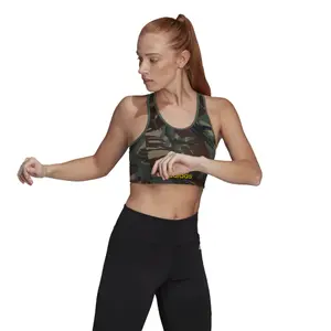 Soutien feminino adidas Aeroready Designed 2 Move Camouflage-Imprimé image-2