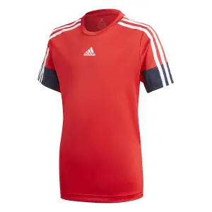 Camiseta para niños adidas 3-Bandes Aeroready Primeblue image-4