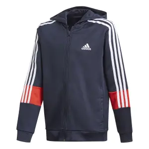 Sudadera con capucha para niños adidas 3-Bandes Aeroready Primeblue image-6