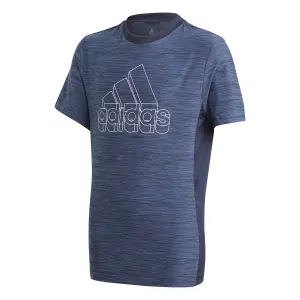 Camiseta para niños adidas Aeroready Heather image-4