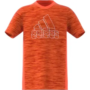 Camiseta para niños adidas Aeroready Heather image-4