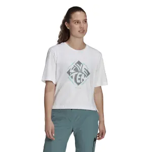 Camiseta de mujer Adidas Five Ten Cropped GFXWomen image-3