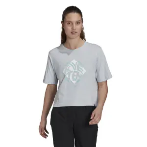 Camiseta de mujer Adidas Five Ten Cropped GFXWomen image-3
