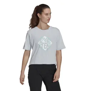 Camiseta de mujer Adidas Five Ten Cropped GFXWomen image-4