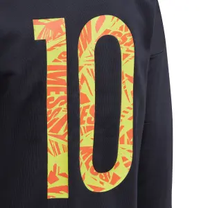 Felpa con cappuccio per bambini con zip adidas Messi Football-Inspired image-4