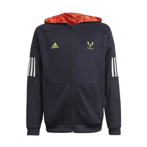 Felpa con cappuccio per bambini con zip adidas Messi Football-Inspired image-0