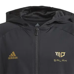 Children's hooded sweatshirt with zip adidas Salah Football-Inspired image-3