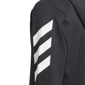 Children's hooded sweatshirt with zip adidas Salah Football-Inspired image-2