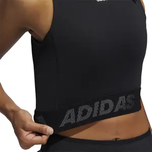 Camiseta de tirantes para mujer adidas Techfit Crop image-6