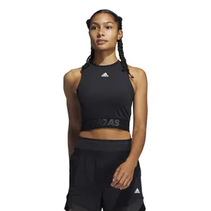 Camiseta de tirantes para mujer adidas Techfit Crop image-2
