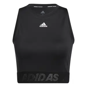 Camiseta de tirantes para mujer adidas Techfit Crop image-1