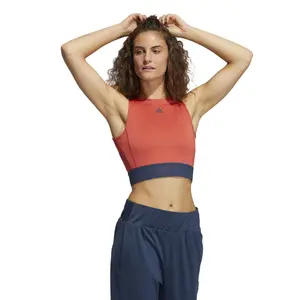 Camiseta de tirantes para mujer adidas Techfit Crop image-2