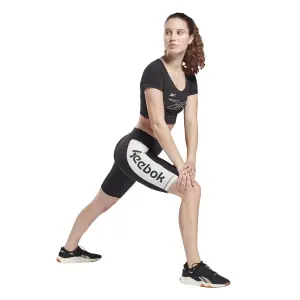 Shorts til kvinder Reebok Linear Logo Fitted image-2